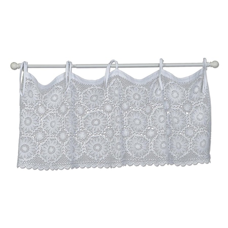 Heritage Lace 45 x 16 in. Crochet Envy Valance CEM-4516W